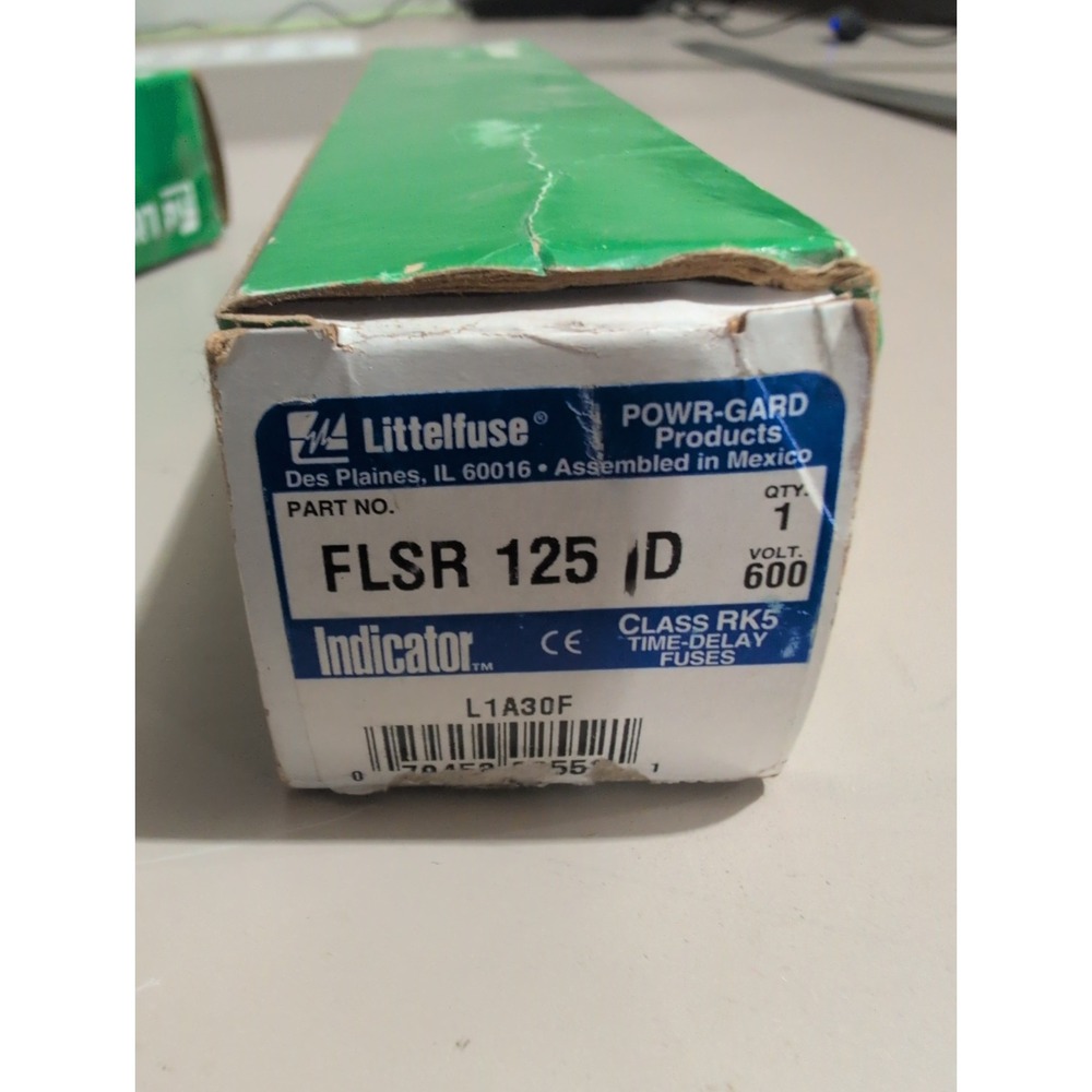 NEW Littelfuse FLSR125ID 125A 600V Class RK5 Time Delay Indicator Fuse